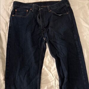 Levi's Men's Deep Indigo Straight Jeans